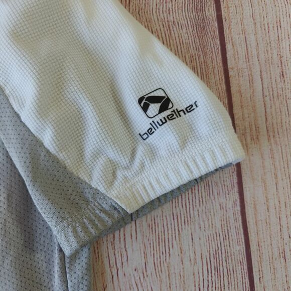Bellwether 1/2 zip cycling jersey white/gray - Picture 6 of 8